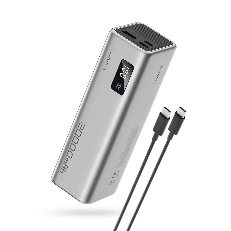 CUKTECH PB200 | Power Bank 20,000mAh 85W para Laptop, Celular y Tablet 2