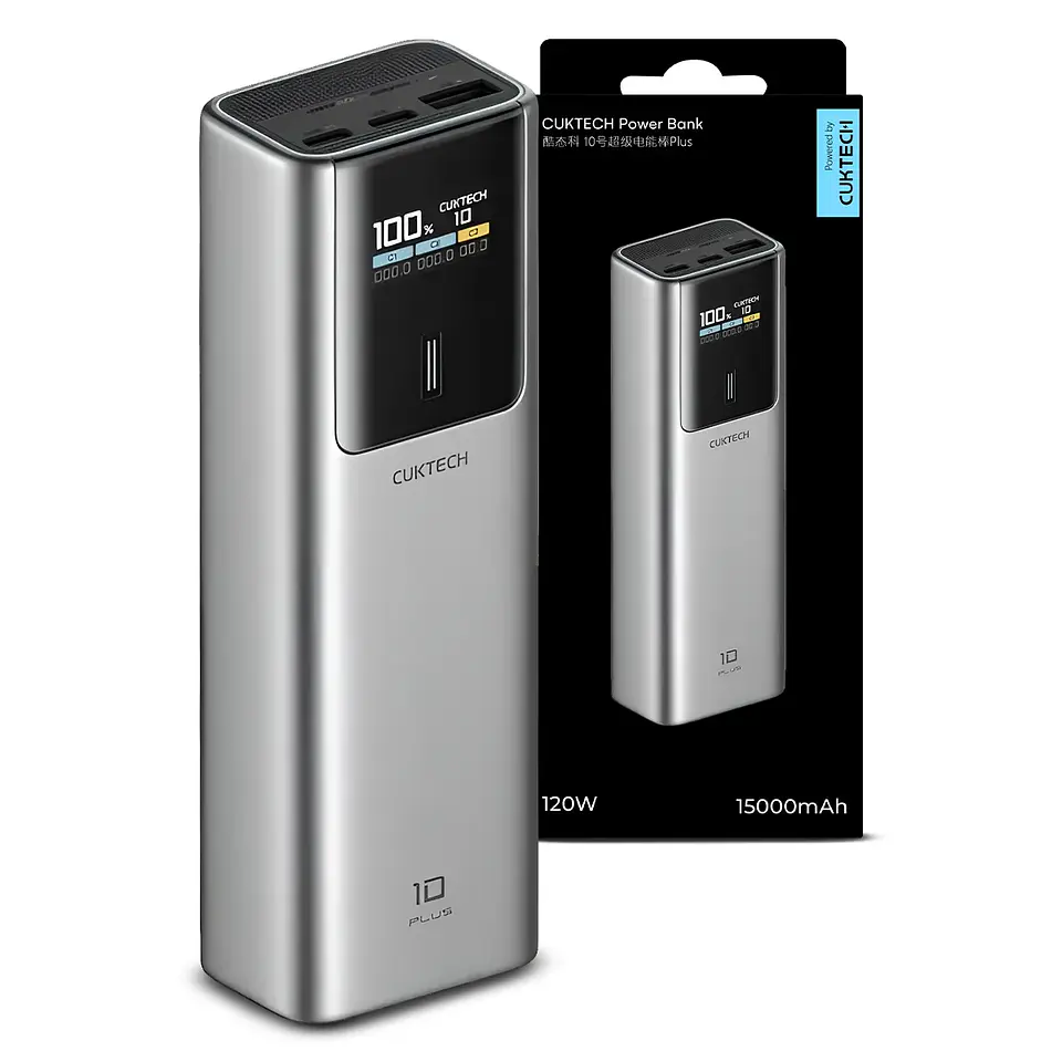 CUKTECH 10 Plus | Power Bank 15,000mAh 120W con Pantalla Digital 1