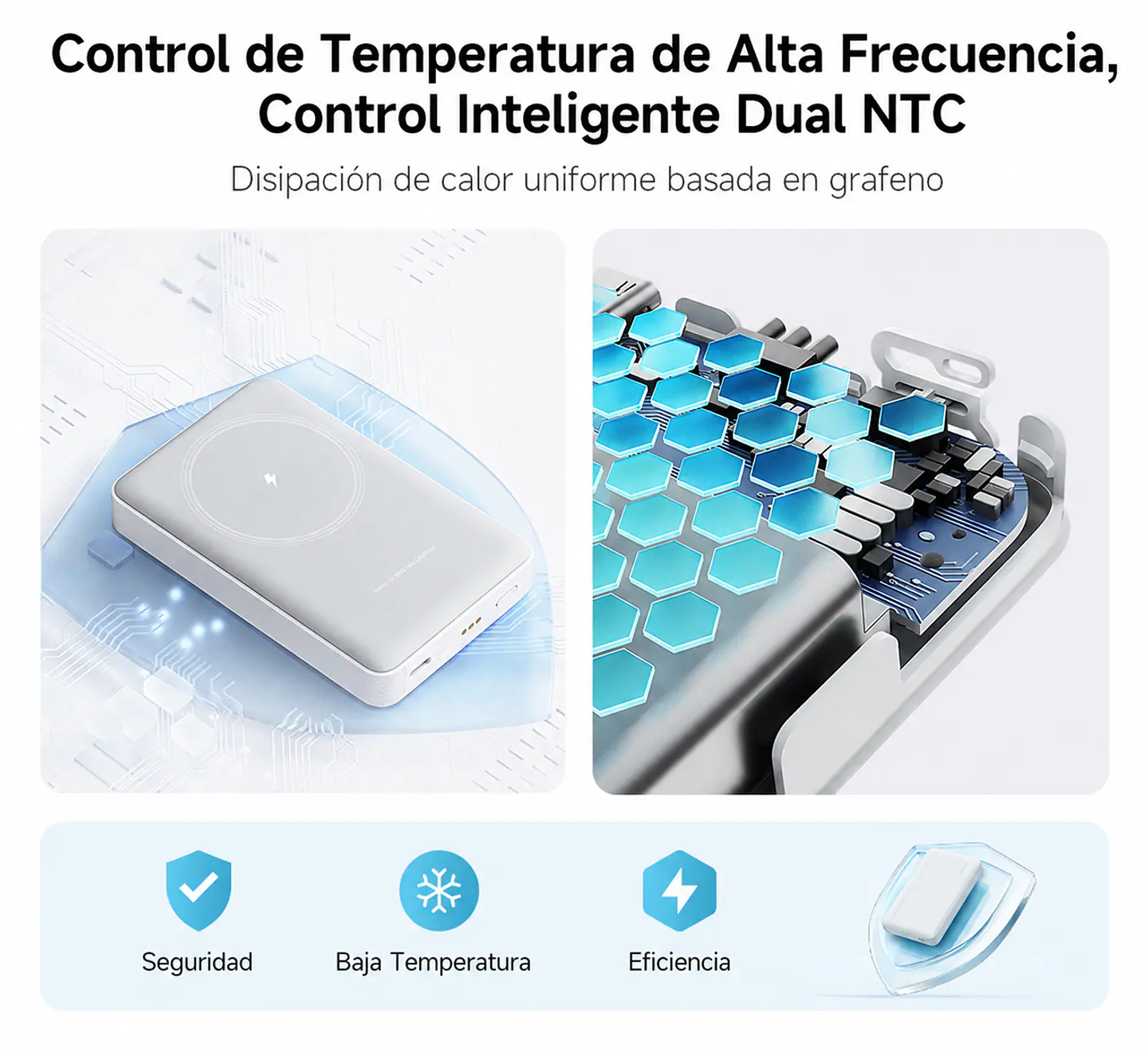 CUKTECH CP122M | Power Bank Magnético 10,000mAh 20W con Base de Carga 5