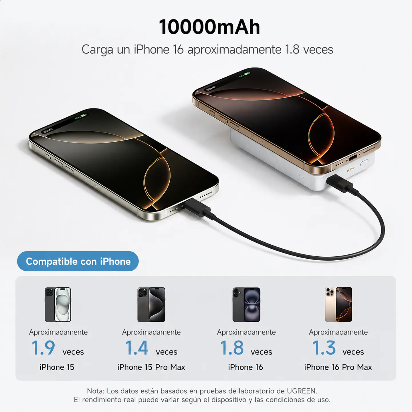 CUKTECH CP122M | Power Bank Magnético 10,000mAh 20W con Base de Carga 7