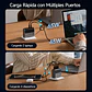 CUKTECH 140W GaN 3C1A | Cargador Rápido 4 Puertos con Cable USB-C 240W - Miniatura 3