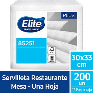 Servilleta Mesa 200 Un