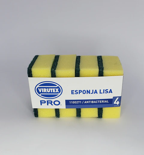 Esponja Lisa Antibacterial 4 Un