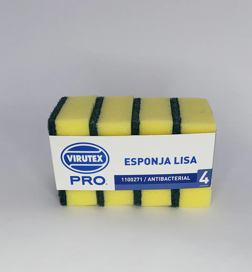 Esponja Lisa Antibacterial 4 Un 2