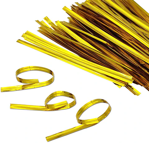 Amarras Twist Tie Metalizada