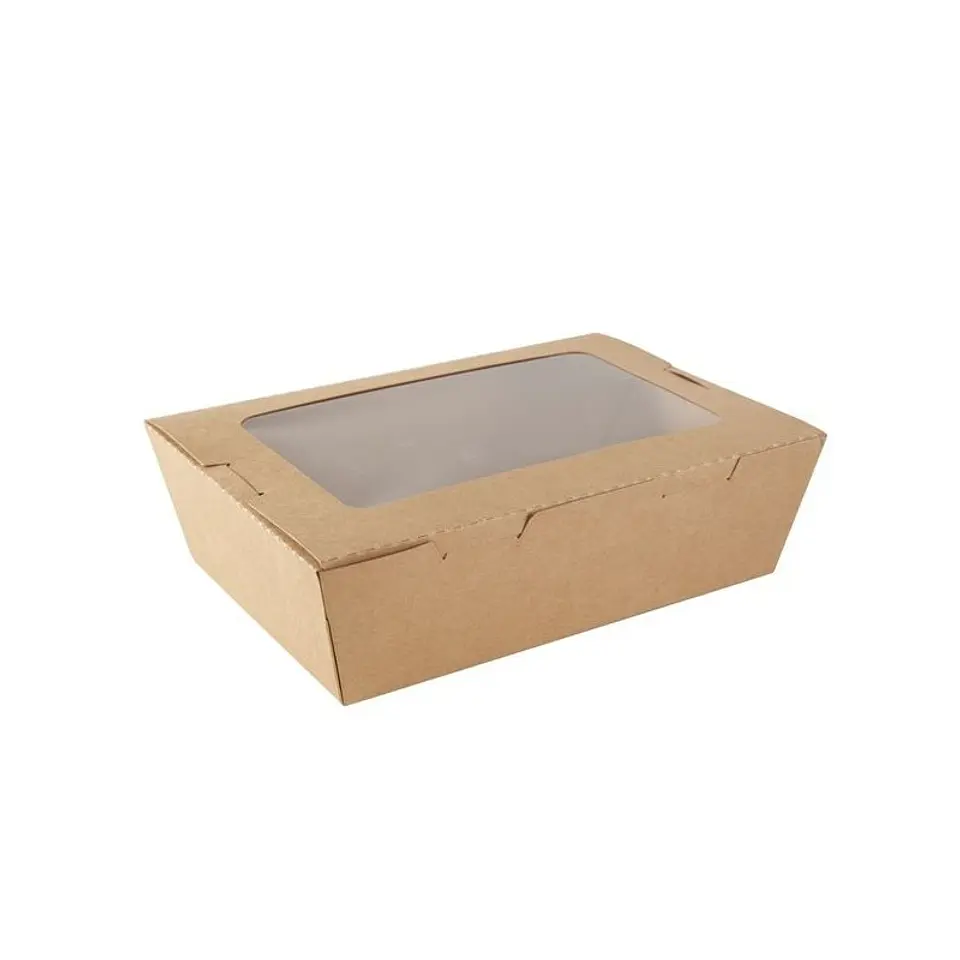 Estuche Kraft c/ventana 2100 ml 1