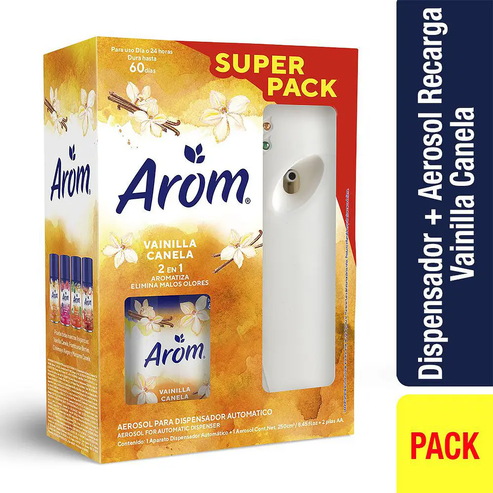 Dispensador Freshmatic + Aerosol 250 ml 1