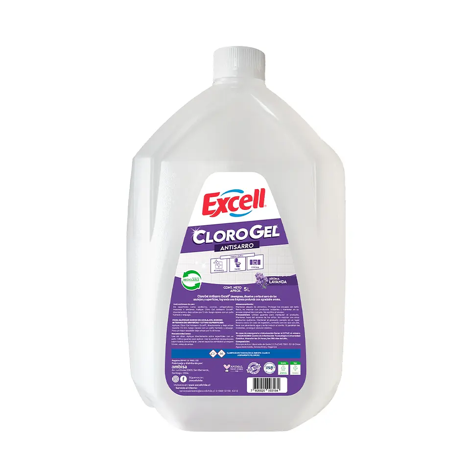 Cloro Gel 5 lt Antisarro 1