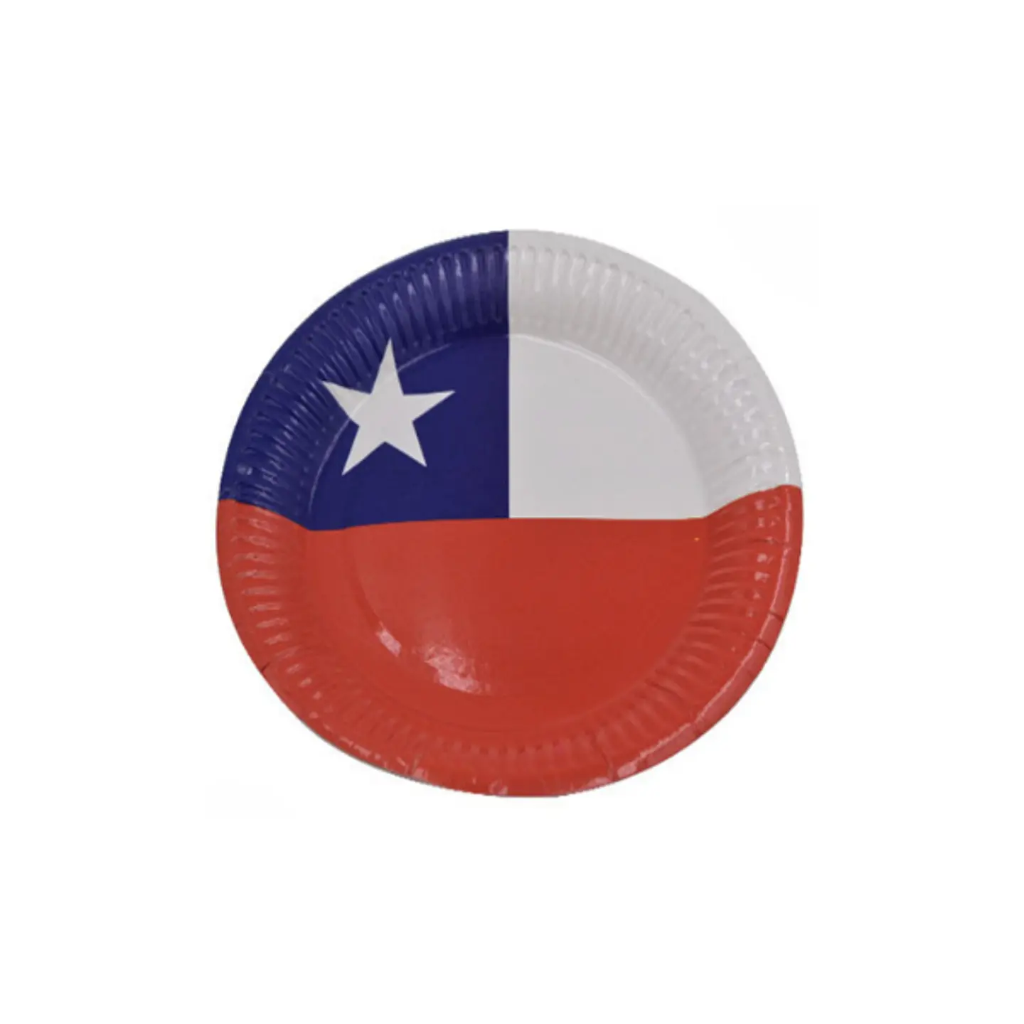 Plato Bandera Chilena 1
