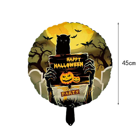Globo Metalico Happy Halloween Party