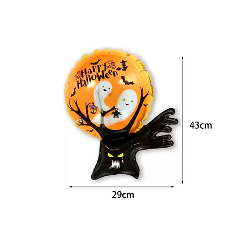 Globo Metalico Happy Halloween 
