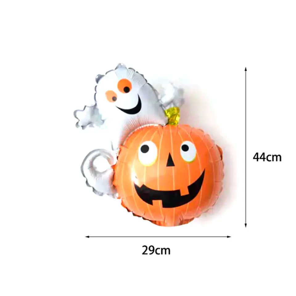 Globo Metalico Fantasma Calabaza 1