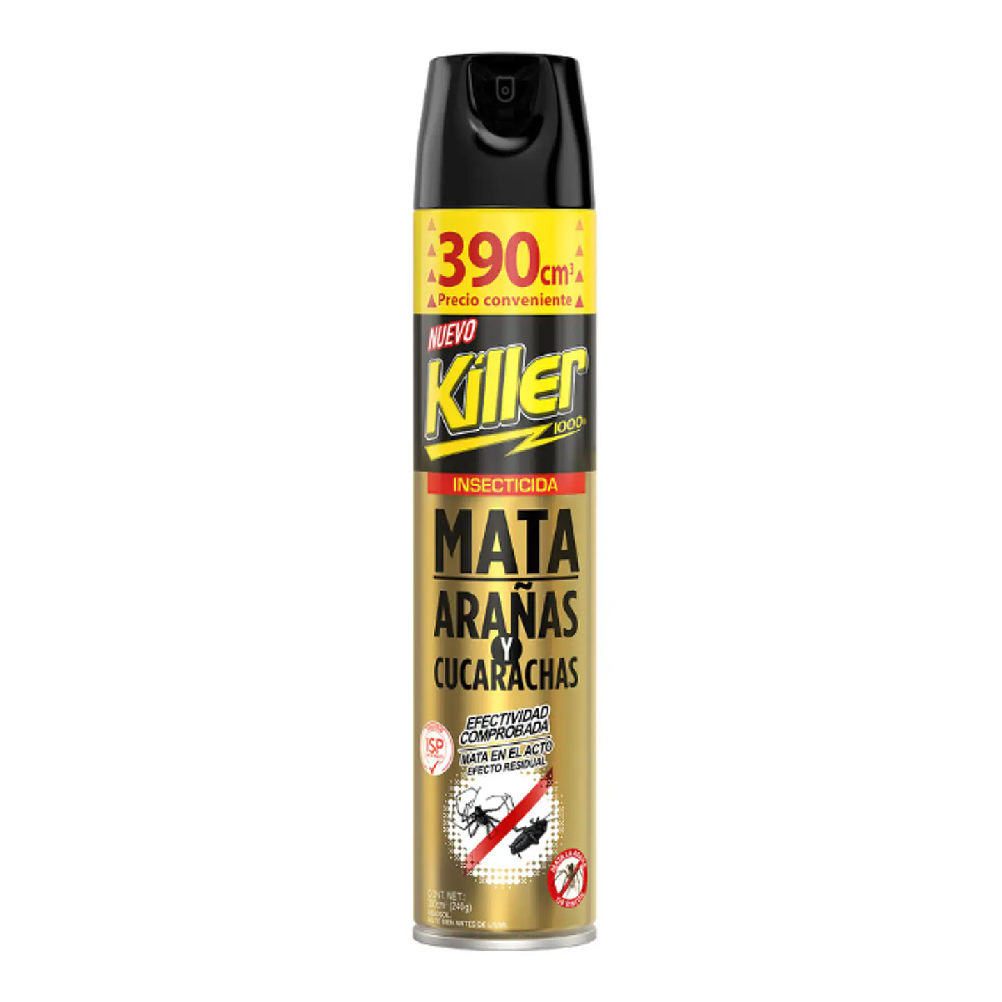 Insecticida 390 ml Arañas y Cucarachas 1