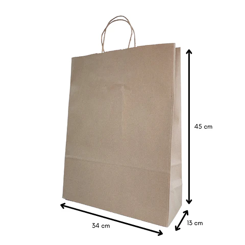 Bolsa Kraft Manilla 45x34x13