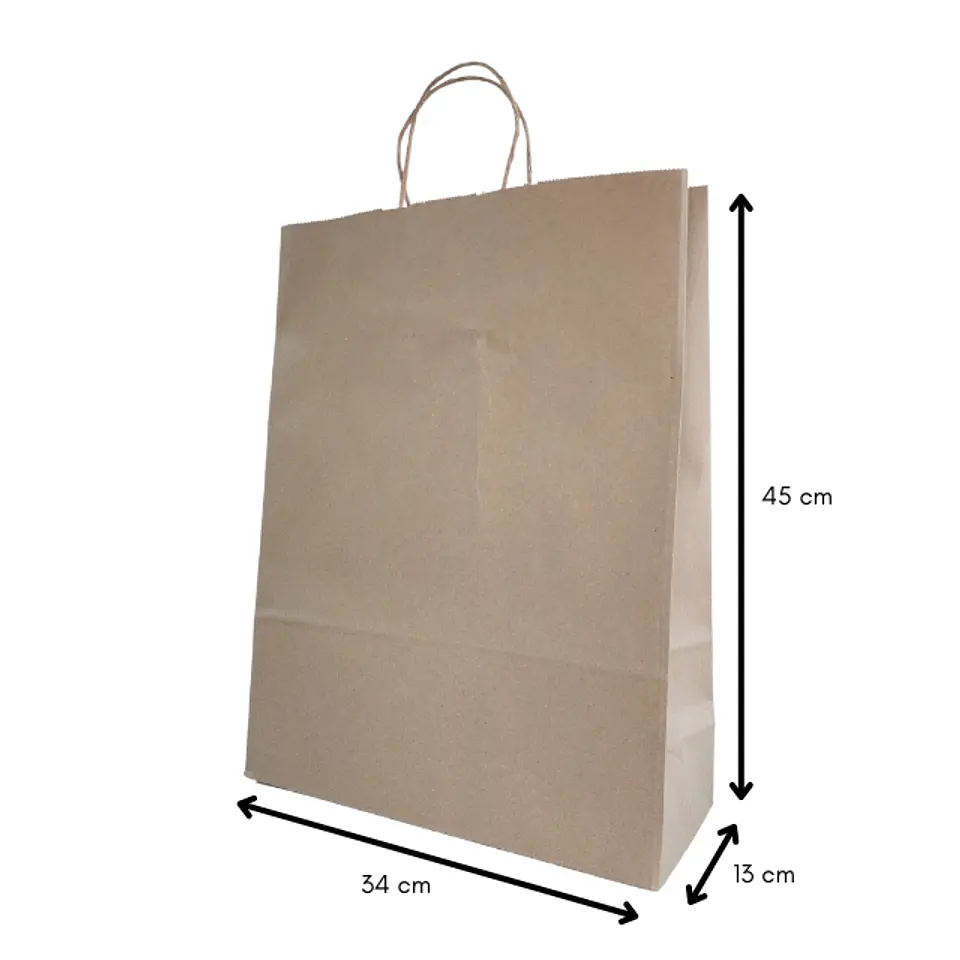 Bolsa Kraft Manilla 45x34x13 1