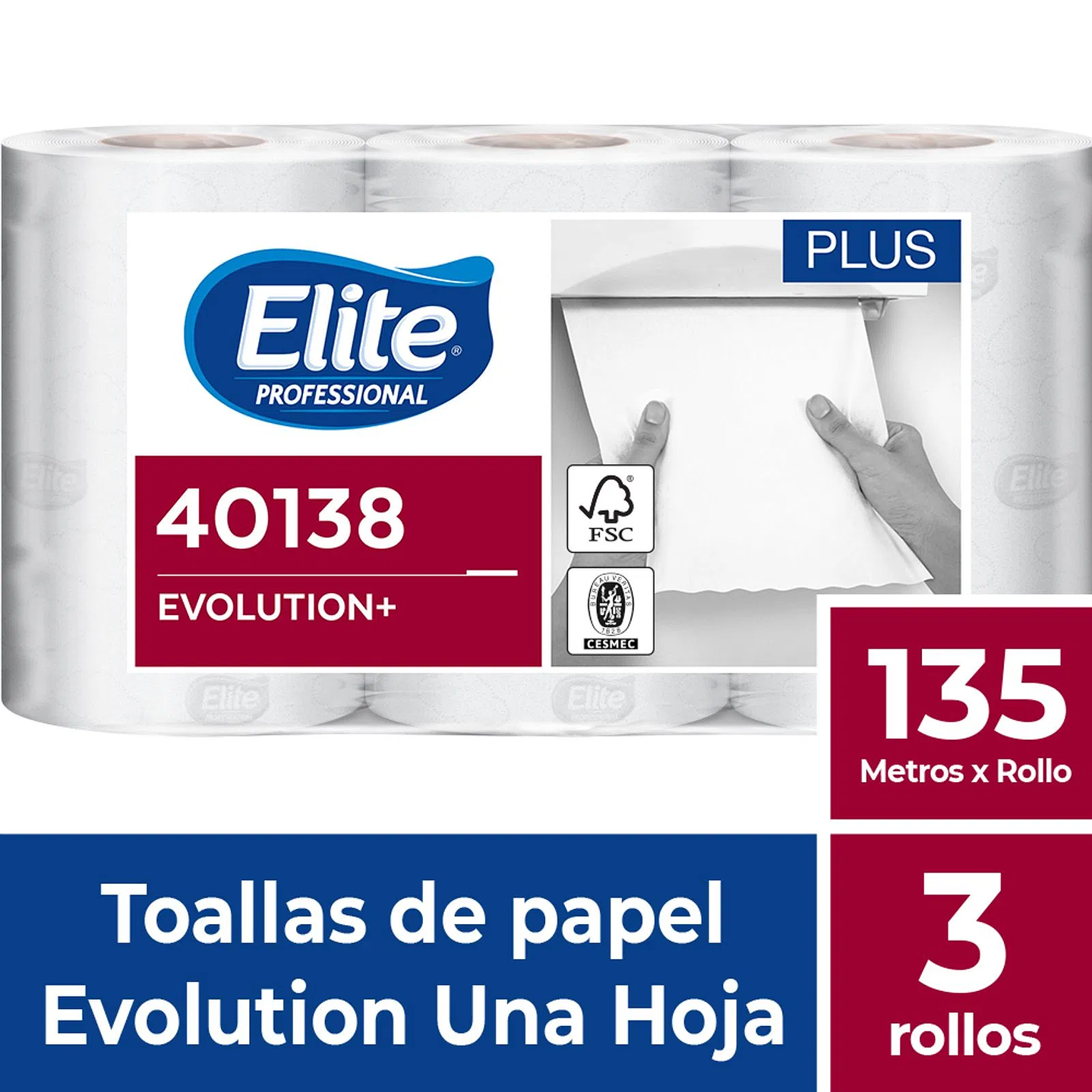 Toalla Papel 3x135 mts