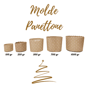 Molde Panettone 700 gr