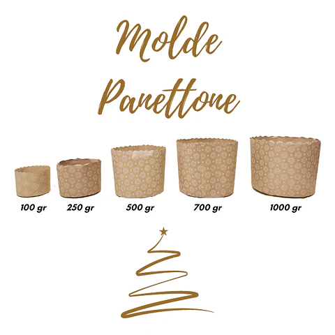 Molde Panettone 1000 gr