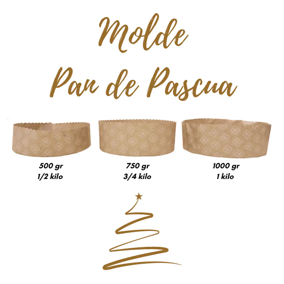 Molde Pan Pascua 500 gr 2