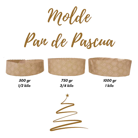 Molde Pan Pascua 1000 gr