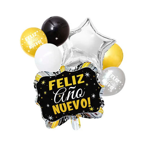 Globos Metalicos Feliz Año Nuevo