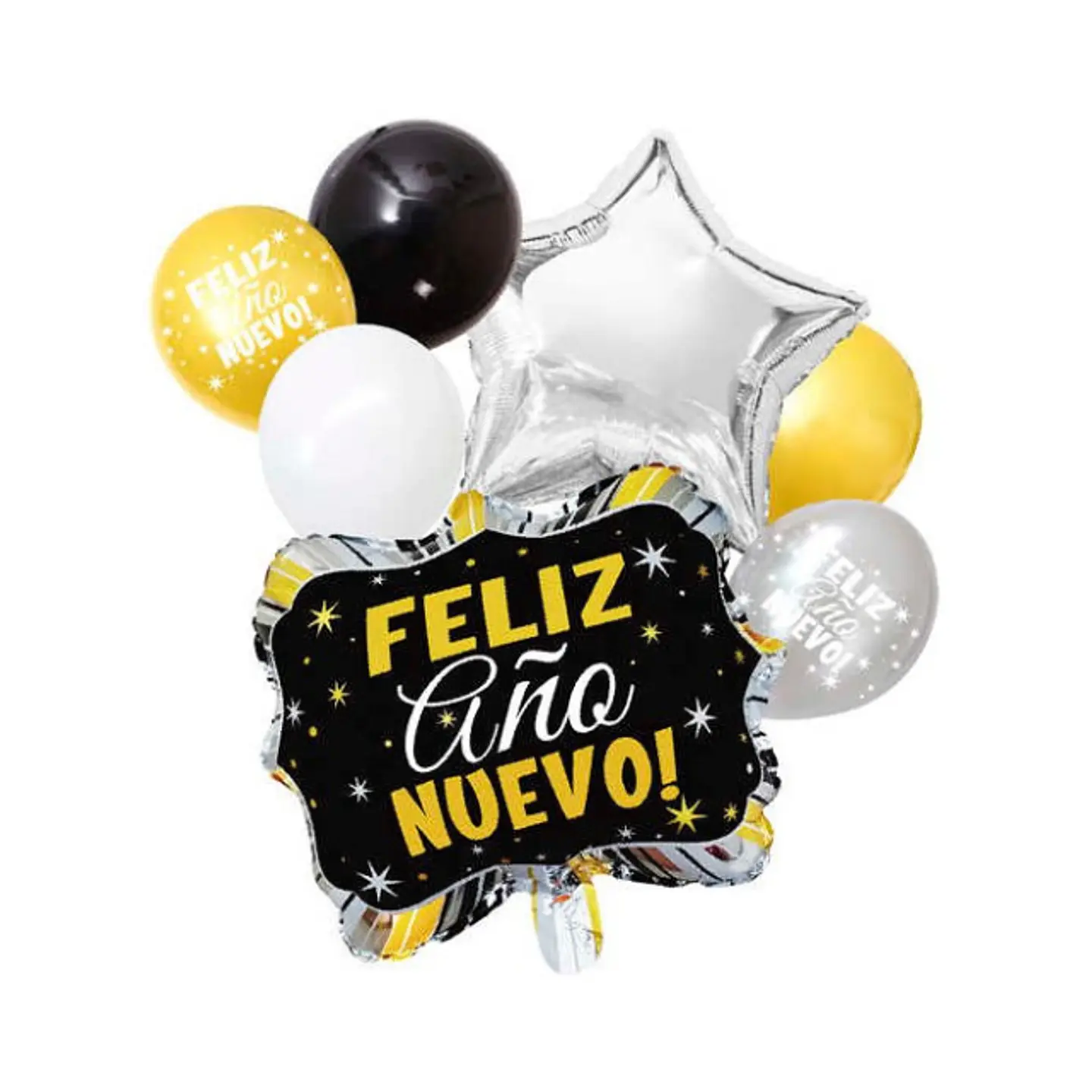 Globos Metalicos Feliz Año Nuevo 1