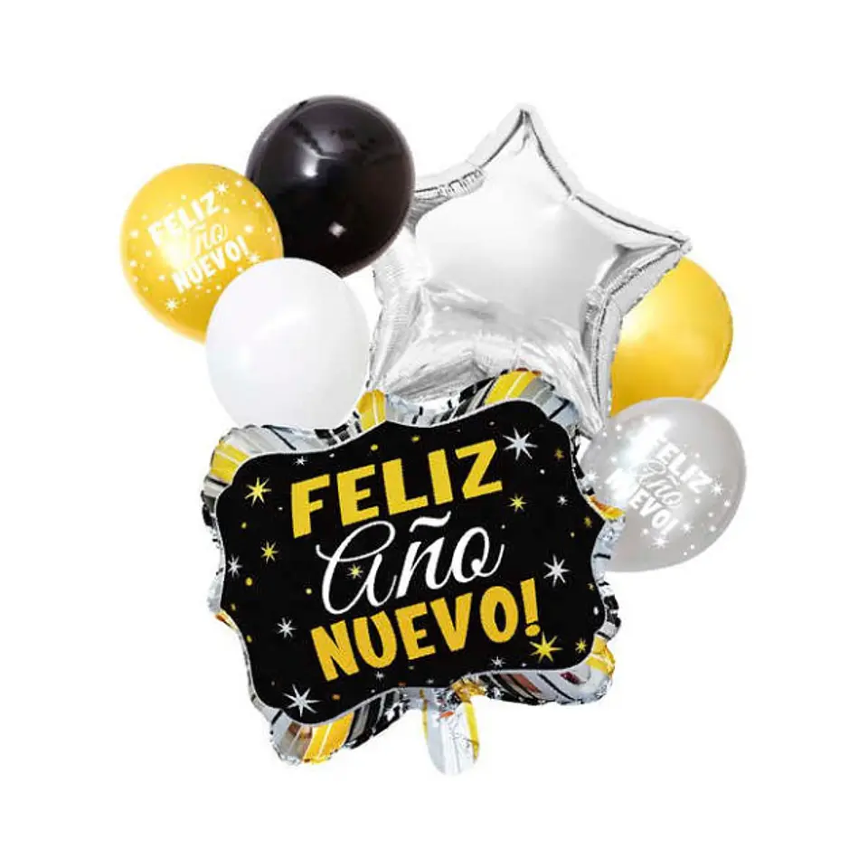 Globos Metalicos Feliz Año Nuevo 1