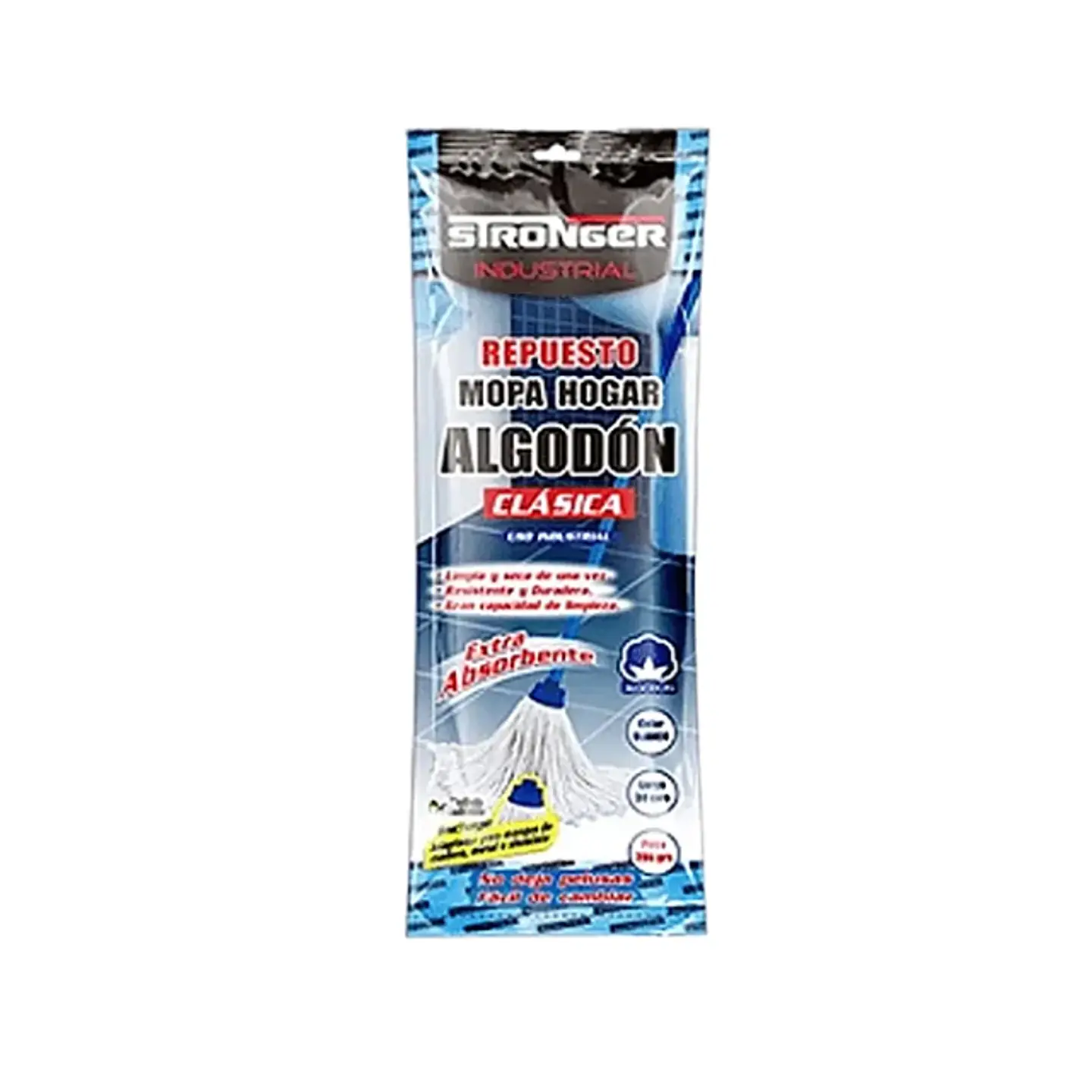 Mopa Algodón 200 gr Redonda 1