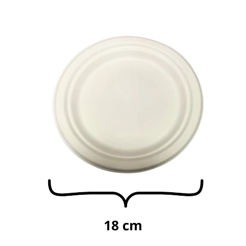 Plato Bio 18 cm 50 Un (7")