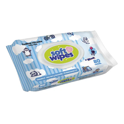 Toallitas Húmedas Bebe Celeste 80 Un