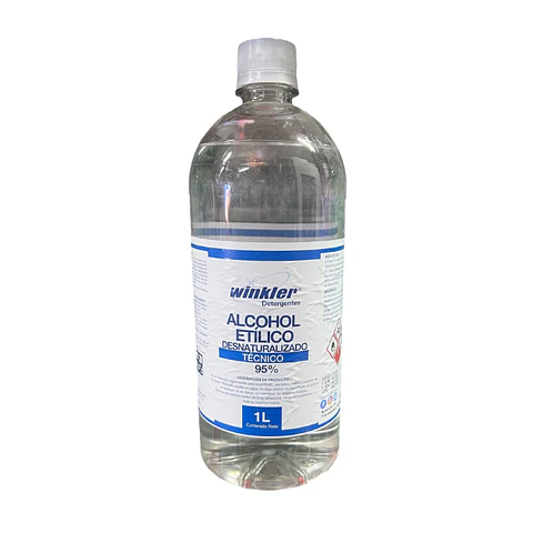 Alcohol Etílico 1 lt Desnaturalizado 95%
