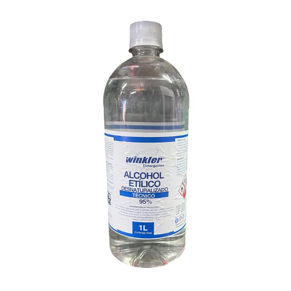 Alcohol Etílico 1 lt Desnaturalizado 95% 1