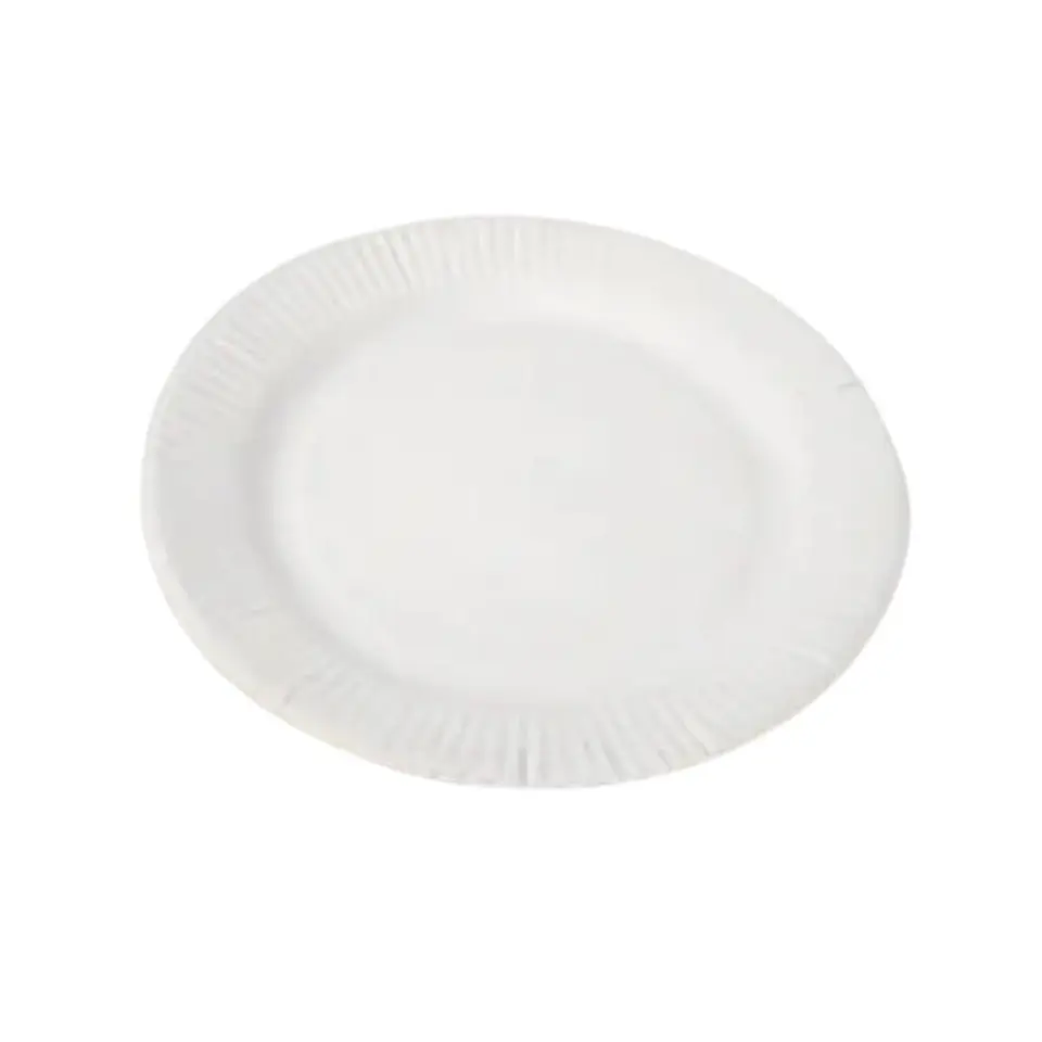 Plato Cartulina 2 Blanco 1