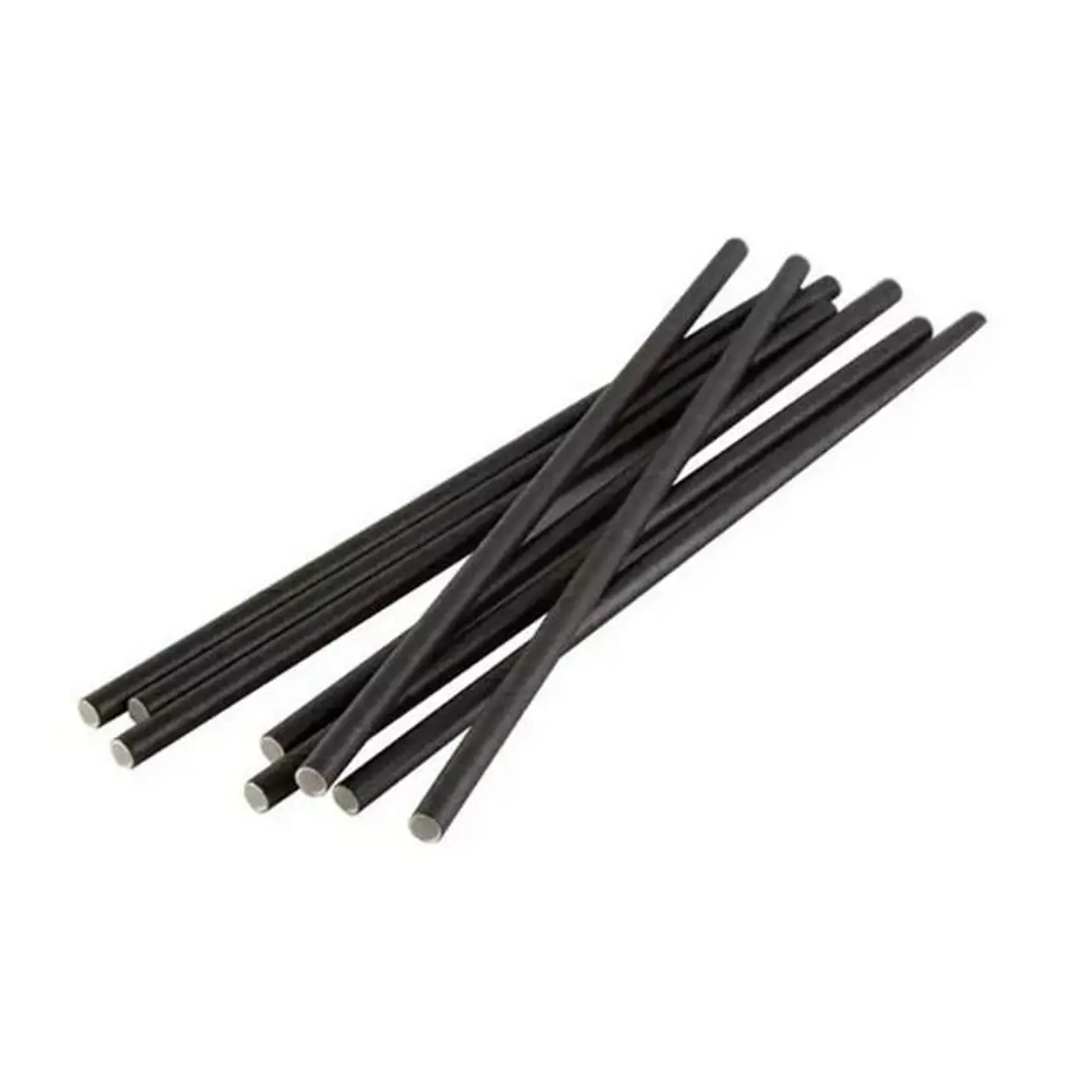 Bombilla Polipapel Negra 6x197 mm 500 UN  1
