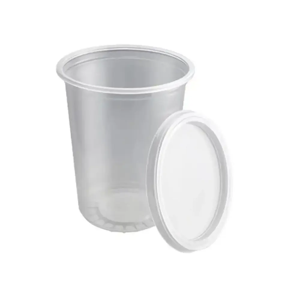Pote 1 lt con tapa deli 25 Un (32 OZ) 1