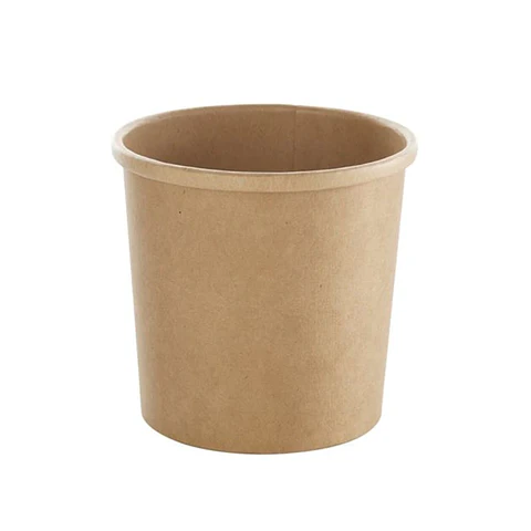 Pote Sopa Poli 16 Oz Kraft C/Tapa Pet (473 ML)