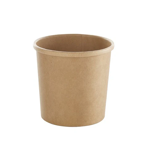 Pote Sopa Poli 12 Oz Kraft 1 Un c/Tapa Pet (360 ML)