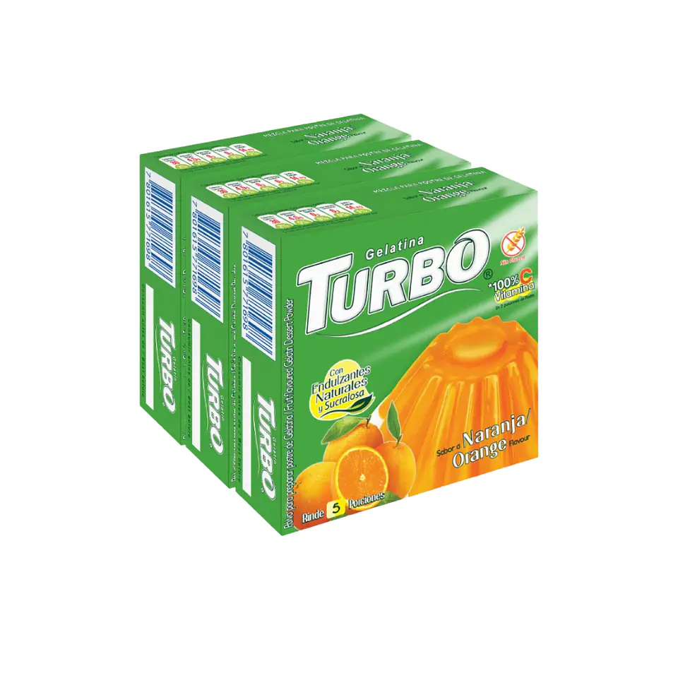Gelatina 40 GR Naranja 1