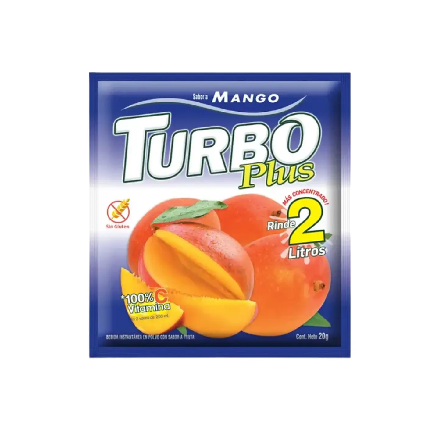 Refresco Polvo 20 GR Plus 2 LT Mando 1