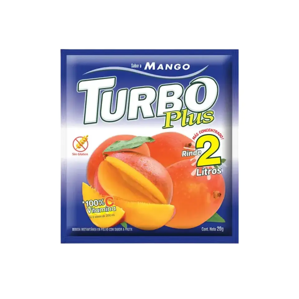 Refresco Polvo 20 GR Plus 2 LT Mando 1