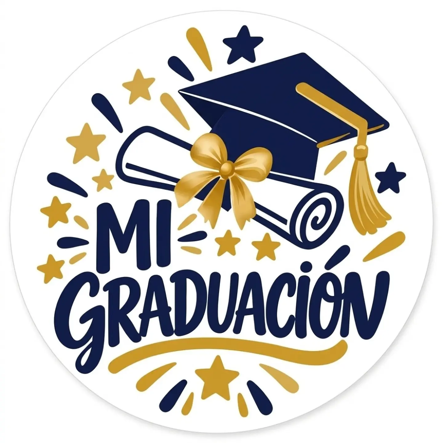 Etiqueta Mi Graduación 1