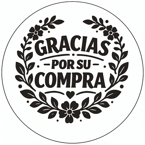 Etiqueta Gracias por su Compra