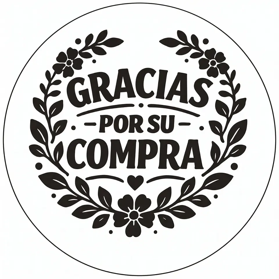 Etiqueta Gracias por su Compra 2