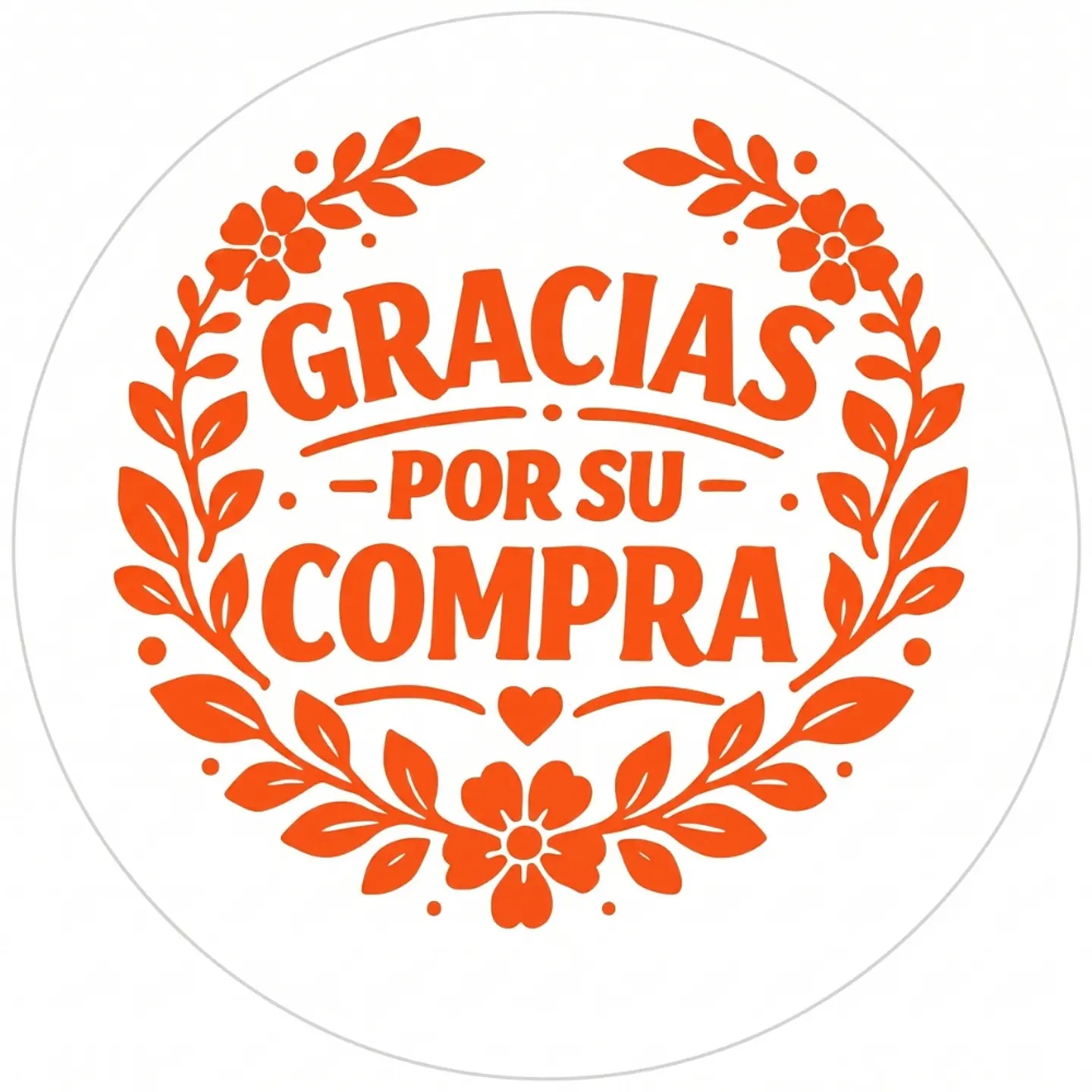 Etiqueta Gracias por su Compra 3