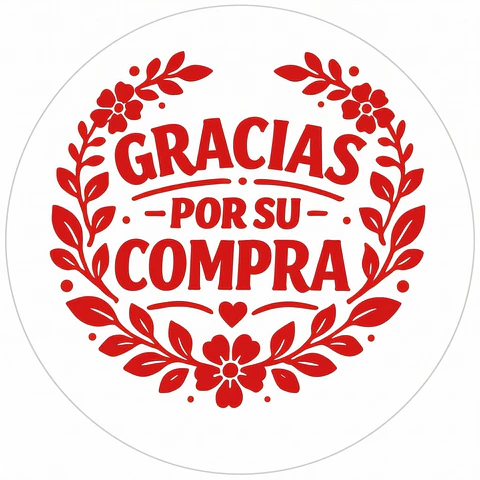 Etiqueta Gracias por su Compra