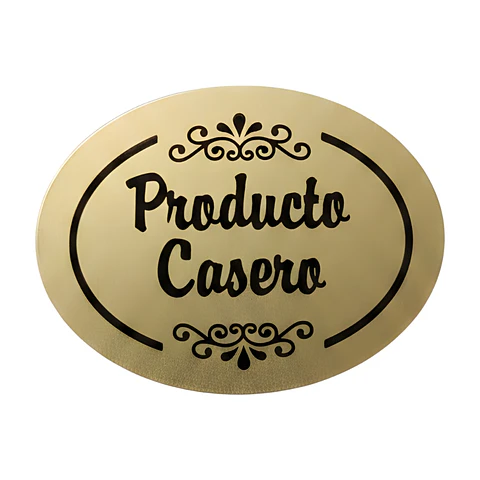 Etiqueta Producto Casero
