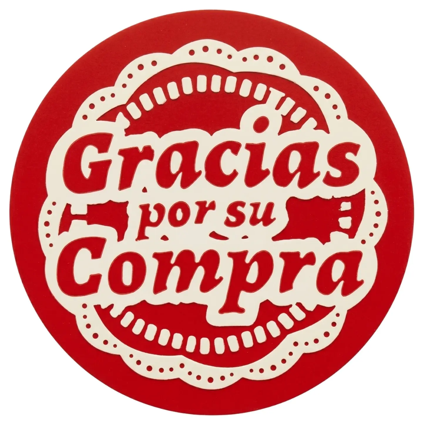 Etiqueta Gracias por su Compra 1