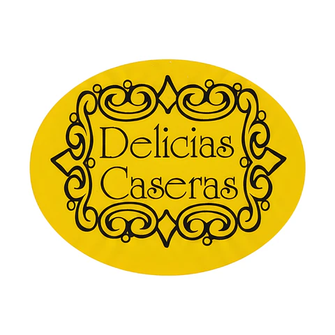 Etiqueta Delicias Caseras