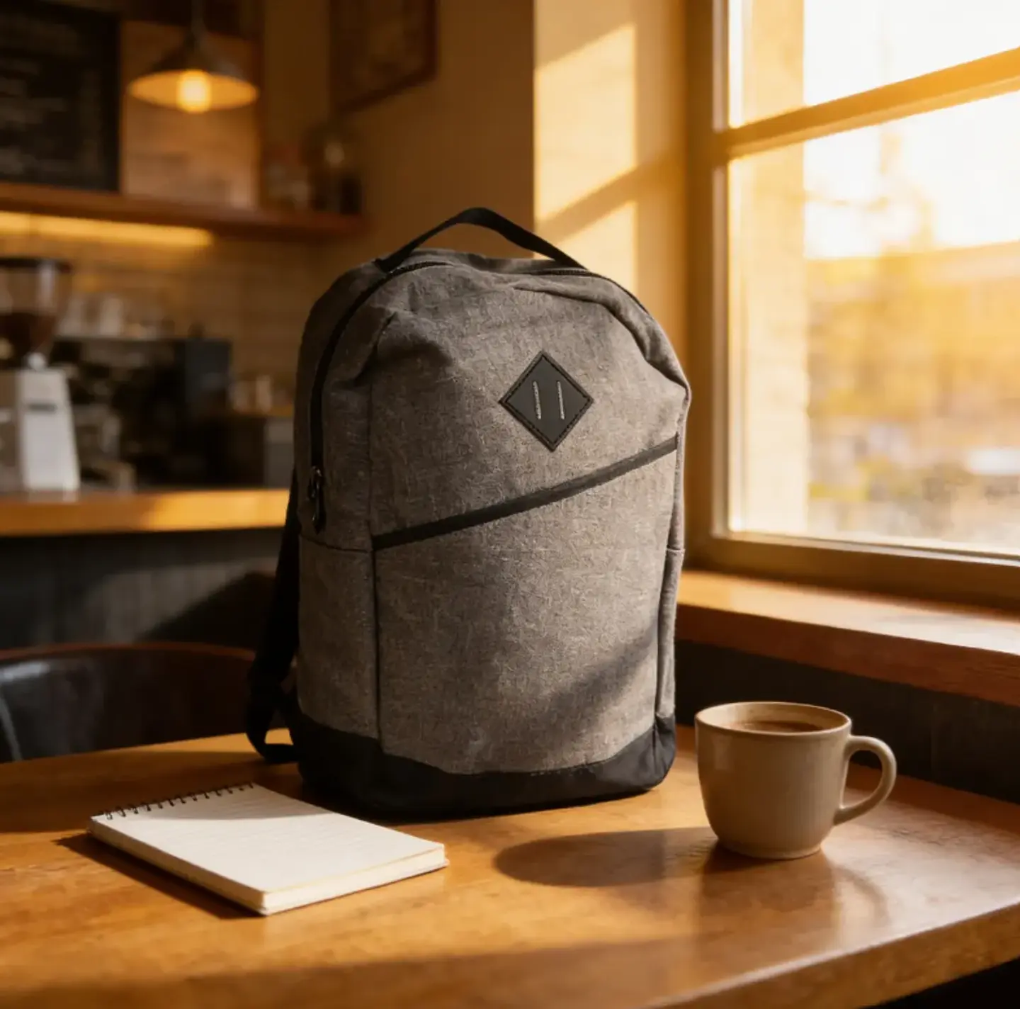Mochila Notebook Unisex Tahg Duomo 17L Color Gris 2