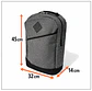 Mochila Notebook Unisex Tahg Duomo 17L Color Gris - Miniatura 4